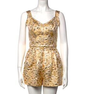 Dolce & Gabbana V Neck Romper 38/ US:Xsmall